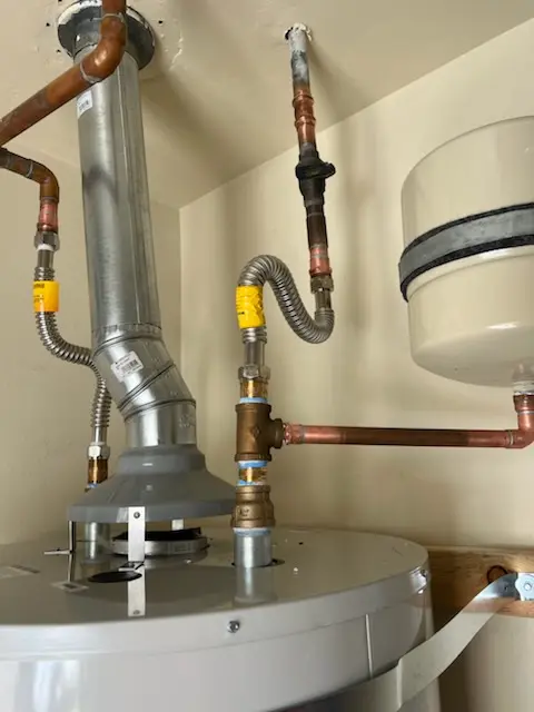 Water heater installation and plumbing repair in Taftville