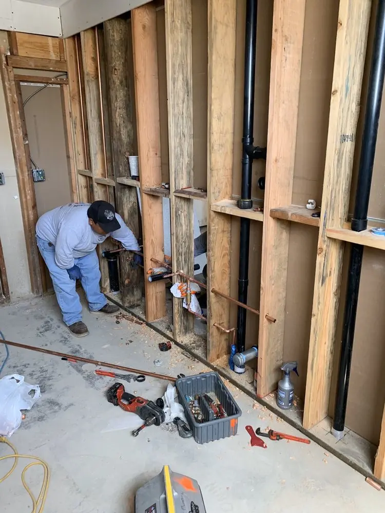 Commercial rough-in plumbing for Gas Line Repair in Taftville